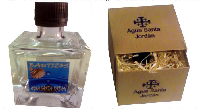 agua del jordan
